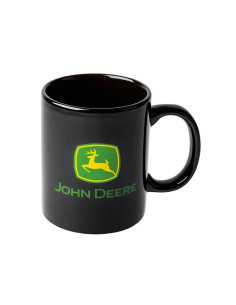 Tasse noire avec logo John Deere
