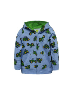 Sweat à capuche fermeture glissière