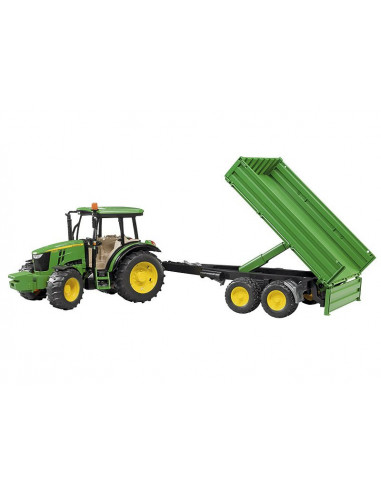 Tracteur John Deere 5115M + remorque