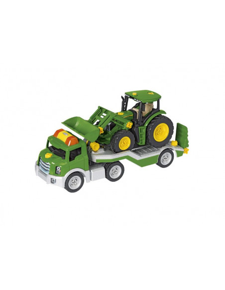 Kit construction transporteur et tracteur John Deere