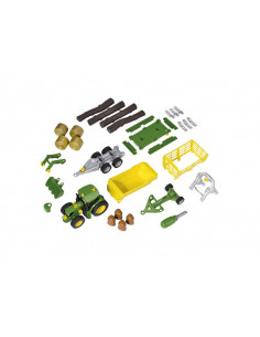 Kit construction tracteur charrues et remorque