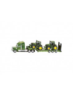 Semi-remorque avec tracteurs John Deere