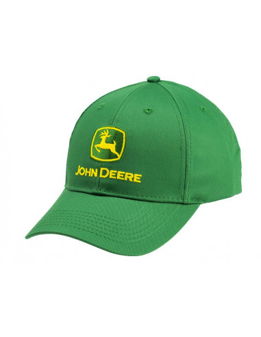 Casquette John Deere verte avec logo